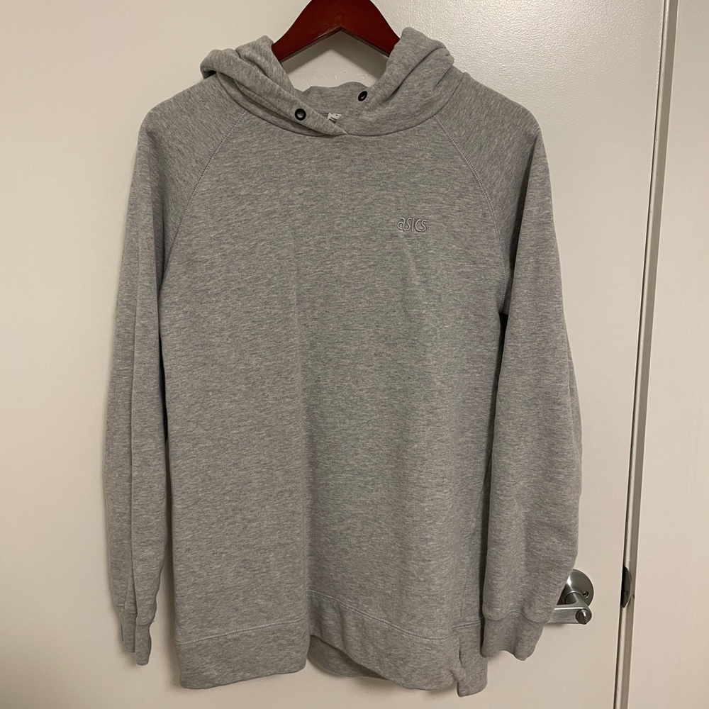 🤝 Asics Grey Logo Hoodie 🤝